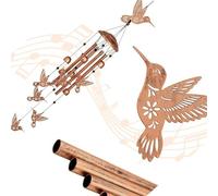 BUBEFSKD Colpo di vento da 34 pollici in ferro che produce toni chiari e melodici, ideale per verande da giardino all'aperto e spazi riflessivi che allungano il colpo di vento