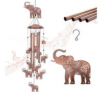 BUBEFSKD Colpo di vento da 34 pollici in ferro che produce toni chiari e melodici, ideale per verande da giardino all'aperto e spazi riflessivi che allungano il colpo di vento