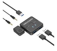 BUBEFSKD Commutatore USB 3.0 2 in 1 Out/1 in 2 Out USB Computer Sharing Tastiera e Mouse Scanner Stampante Webcam Splitter Tastiera / Mouse