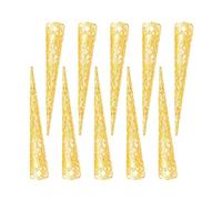 BUBEFSKD Confezione da 10 artigli in metallo per donne cosplay dance show dita unghie anelli accessori costumi Halloween gioielli da ballo indiani