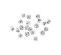 BUBEFSKD Confezione da 20 chiusure per orecchini, supporto per orecchini in metallo antiscivolo, 2 lucchetti di colore, chiusure per orecchini, stopper sicuri con texture argentata, Taglia unica, come