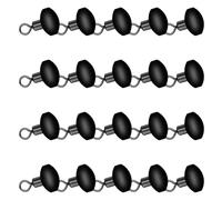 BUBEFSKD Confezione da 20 Connettori Girevoli Pesca Luminosi per La Notte con Design A Forma T E Connettori Pesca Incrociati Resistenza