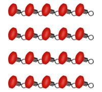 BUBEFSKD Confezione da 20 Connettori Girevoli Pesca Luminosi per La Notte con Design A Forma T E Connettori Pesca Incrociati Resistenza