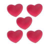 BUBEFSKD Confezione da 5 racchette da tennis a forma di cuore, ammortizzatori per razze, ammortizzatori di vibrazione, accessori sportivi, racchetta da tennis