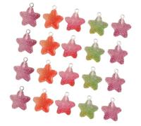 BUBEFSKD Confezione di 20 Ciondoli Colorati Orso Cartone Animato Cuore Misto Fascino Per Portachiavi Creativo E Accessori Di Moda Cartone Animato Decorazione Cuore, Taglia unica, come descritto