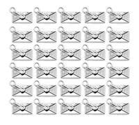 BUBEFSKD Confezione Di 30 Antico Argento Incantato Marchio D'Amore Per Gioielli Pendenti Personalizzati Per Bracciali E Collane Fare Gioielli, Taglia unica, come descritto