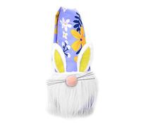 BUBEFSKD Coniglio di Pasqua Tomte Nisse Svedese Senza Volto Per Bambola Casa Agriturismo Cucina Livello Vassoio Decorazioni Impatto A Mano Farcito