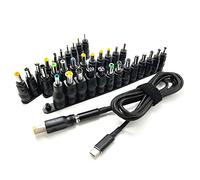 BUBEFSKD Convertitore PD TypeC Cavo Ricarica Universale per Laptop Cavo Adattatore Alimentazione 34 Connettori Alimentatore Notebook