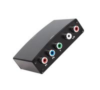 BUBEFSKD Convertitore Professionale da Componente A HDTV YPbPr R/L Suono All'adattatore Supporto Lettore 1080P HDTV A Video Componente