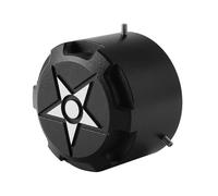 BUBEFSKD Coperture Alluminio del Dado degli Assi del Veicolo Durevolezza con L'emersione Lavorata Installazione Facile della Parte Automobilistica Modifica Installazione Facile