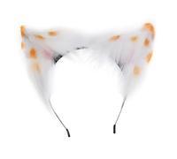 BUBEFSKD Cosplay Orecchino di gatto Fascia per donne studenti Carnevale Anime Carattere Fascia per capelli Peluche Capelli di Natale Maturi Taglia Adulta Trucco Per Lavaggio Viso Per Ragazze Feste