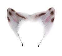 BUBEFSKD Cosplay Orecchino di gatto Fascia per donne studenti Carnevale Anime Carattere Fascia per capelli Peluche Capelli di Natale Maturi Taglia Adulta Trucco Per Lavaggio Viso Per Ragazze Feste