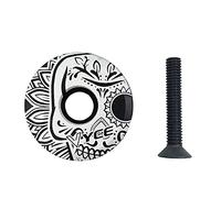 BUBEFSKD Cuffie Per Bici Copertura Superiore Da 28 6 Mm Stelo Con Dado A Stella In Lega Alluminio Adatto Aste E Forcelle 1-1/8" Cuffia Strada Tappo Superiore Strada