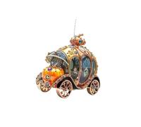 BUBEFSKD Decorazione da appendere a forma di carrozza di zucca in acrilico per la decorazione dell'auto, per la festa della mamma e per Natale auto, carrozze di zucca