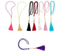 BUBEFSKD Devotional Islamics Perline Set di 8 Pezzi Unici di Vetro Colorato Tasbih Accessori Portatile Per La Preghiera E Religiosa Dare Perline Multicolore