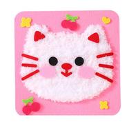 BUBEFSKD Divertente ricamo bambola set cartone animato divertente insegnante cucito per bambini adulti cucito ricamo coordinazione artigianale giocattolo