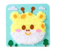 BUBEFSKD Divertente ricamo bambola set cartone animato divertente insegnante cucito per bambini adulti cucito ricamo coordinazione artigianale giocattolo