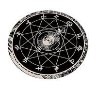 BUBEFSKD Divinations Mat Sonon Moon Pattern Altari Tarocchi Carte Cuscino Astrologia Pendolo Chart Matte Per Guarigioni Tarocchi Tovaglia Gomma