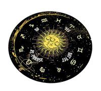 BUBEFSKD Divinations Mat Sonon Moon Pattern Altari Tarocchi Carte Cuscino Astrologia Pendolo Chart Matte Per Guarigioni Tarocchi Tovaglia Gomma