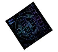 BUBEFSKD Divinazioni quadrate Arazzo Carta di lettura Astrology Tovaglia Tarocchi Tovaglia Stregoneria Forniture Carte di segnalazione Tarocchi Tovaglia spirituale
