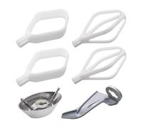 BUBEFSKD Efficiente frusta in metallo con struttura in plastica per mescolare impasti, impasti e salse in modo rapido e uniforme