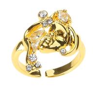 BUBEFSKD Elegante Antico Anelli Per Il Viso Umano Ritratto Aperto Anelli Dita Regolabile Retro Moda Gioielli Per L'usura Quotidiana Ritratto Antiquariato