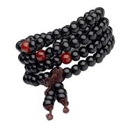 BUBEFSKD Eleganti disegni di perle di legno Artigianato da materiali in legno robusto accessorio di moda per le donne alla moda Ogni giorno Utilizzare gioielli spirituali, Taglia unica, come descritto