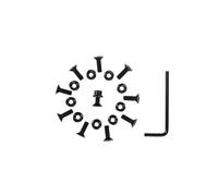 BUBEFSKD Facile installazione, viti e dadi, set di hardware di fissaggio, combinazione per migliorare la funzionalità nelle attività ricreative, viti e dadi