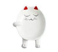 BUBEFSKD Fun Cartoon Cover Rack Cucchiaio Versatile Calma Novità Coperchio Rack Gadget Cucina Materiale Ceramica Per Utensili Da Cucina Organizzatori