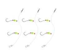 BUBEFSKD Gruppo Linee Acqua Salata Assemblate da 3 Girelle Regolabili Anticorrosione Nylon Ambiente Difficile Cambia Rapidamente Impianti da Pesca