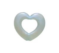 BUBEFSKD Hollow Heart Pendants, accessorio per gioielli fai a mano, collana e bracciale, materiale in resina, cavità cava, Taglia unica, come descritto