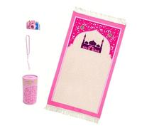 BUBEFSKD Islamik Bambini Preghiera Tappeti Per I Musulmani Stuoie Tappeto Foglio Islamico Regalo Decorazione Per Bambini Per Preghiere Viaggio