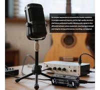 BUBEFSKD Isolatore Rumore Fondo per Musica Bilanciata da 6 35 Mm Alloggiamento in Metallo per Mixer Professionali E Interfacce Musicali Isolatore Segnale in Metallo