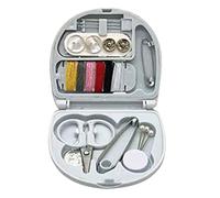 BUBEFSKD Kit da cucito portatile pieghevole scatola di immagazzinaggio ago di base e filettatura per viaggi a casa, emergenze, viaggi, sewkit per adulti con cuscino a spillo, piccola mano