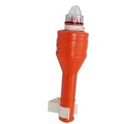 BUBEFSKD La Pratica Luce Salvagente A Batteria Illumina Automaticamente in Acqua da 30 ℃ A 65 ℃ Lampada Sicurezza Sopravvivenza con Resistenza alla Temperatura