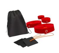 BUBEFSKD Marcature di confine regolabili per pallavolo, inclusi ancoraggi per sabbia e borsa a rete, linea di limitazione della spiaggia, durata in nylon