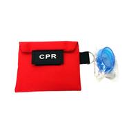 BUBEFSKD Maschera portatile pieghevole CPR per emergenze, texture di plastica salvataggio, adatto per un facile uso all'aperto, Camp CPR