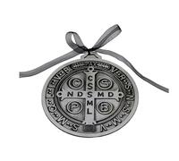 BUBEFSKD Medaglie Protezione Benedetto con Croci Sacerdotali A Nastro Vintage da Appendere alla Parete della Porta O da Esporre sulla Scrivania. Protezioni Sacerdotali