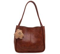 BUBEFSKD Moda Donne Con Grande Capacità Delle Delle Donne Borsa A Tracolla In Pelle PU Incompreso Borse Con Elegante Fascino Per Le Esigenze Di Lavoro, marrone