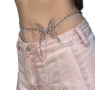 BUBEFSKD Nappe Eleganti Catena Per La Pancia Corpo A Farfalla Unico Nappe Delicate In Per Feste Da Indossare Ogni Giorno Fascino A Farfalla