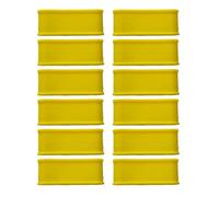 BUBEFSKD Pellicola salvafreschezza professionale tennis, alta flessibilità, assorbimento degli urti, motivo antiscivolo, 12 plettri multicolori, imbottitura immunitaria del sudore, tennis