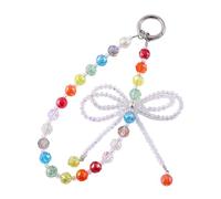 BUBEFSKD Perline Cinturino da Polso Cellulare Cordino Cordino Catena Fiocco Perline Braccialetto Bracciali Per Le Donne Borse Zaini Borsa a Tracolla