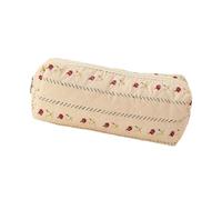 BUBEFSKD Perni a pressione, organizzatore Kid School Stationeries Bag con chiusura lampo liscia, Fiori a righe