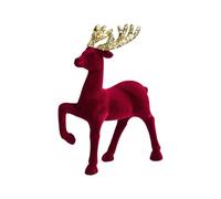 BUBEFSKD Personaggi realistici di renna decorazioni natalizie, modello animale, da collezione, da tavolo, decorazione per la casa, regalo di Natale