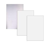 BUBEFSKD Piastra per Cornice Poster da Parete in Metallo Foto in Alluminio con Piastra Vuota Sublimazione da 3 Spazi Vuoti in Alluminio con Cartello Stampa Termica