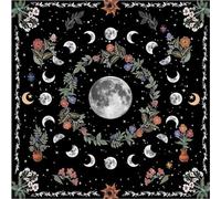 BUBEFSKD Piazza Forma Pendulum Divinations Mat Tovaglia Tavola Cuscino Da Tavolo Tessuto Metafisico Gioco Da Tavolo Divino Carte Tarocchi Panno Per Letture