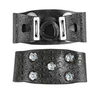 BUBEFSKD Pinze per Scarpe da Ghiaccio Catena Scarpe con Tacchetti Trazione Camminare Arrampicata A Piedi con Tacchetti Neve Antiscivolo A 5 Punte