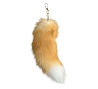 BUBEFSKD Portachiavi a coda di animali 35 - 40 cm peluche grande design accessorio per chiavi portafogli custodie per telefono portachiavi gigante, b, Taglia unica