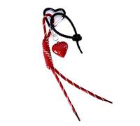 BUBEFSKD Portachiavi alla moda Bella catena portachiavi a cuore zaino creativo borsa ciondolo ornamenti borsa incantesimo intrecciato, c