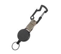 BUBEFSKD Portachiavi retrattile con moschettone, porta badge, fibbie in filo di acciaio, fibbie con cavo in acciaio da 23 62 pollici